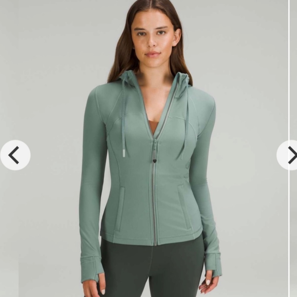 Lululemon hooded define jacket deepwater teal 8